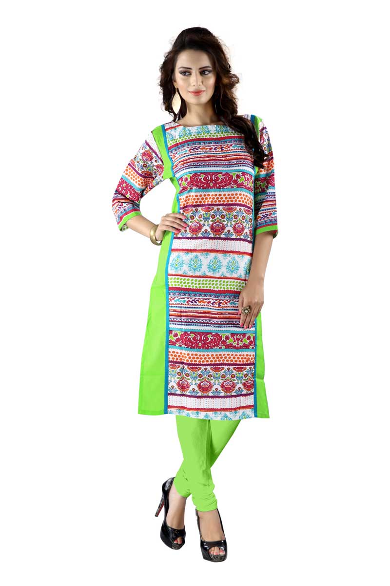 Lime Green Kurta in Jaipur at best price by Dimple Design Studio (Head  Office) - Justdial